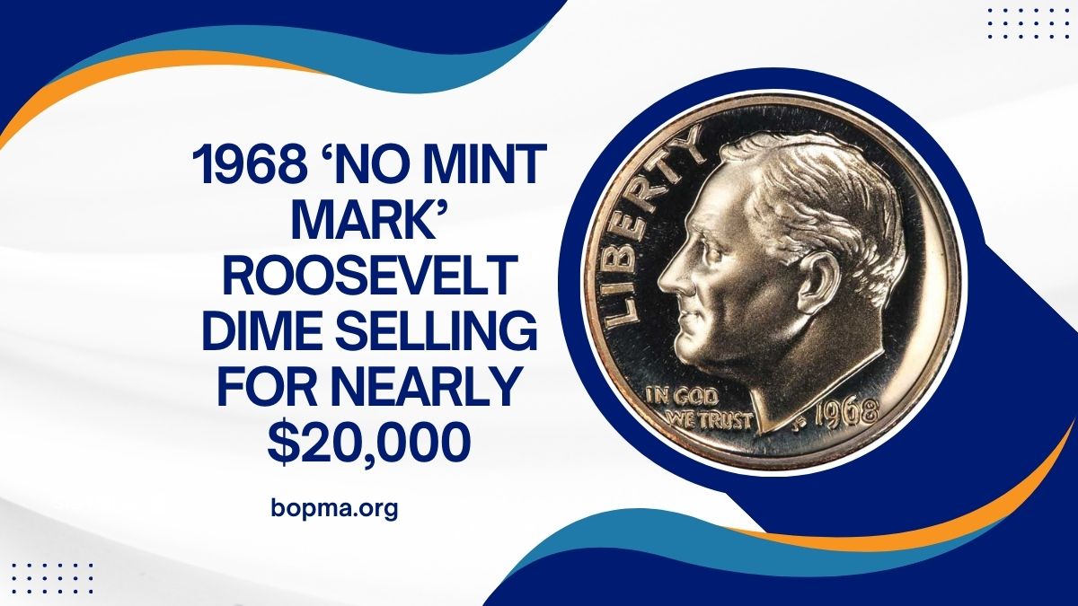 The 1968 ‘No Mint Mark’ Roosevelt Dime That’s Selling for Nearly $20,000